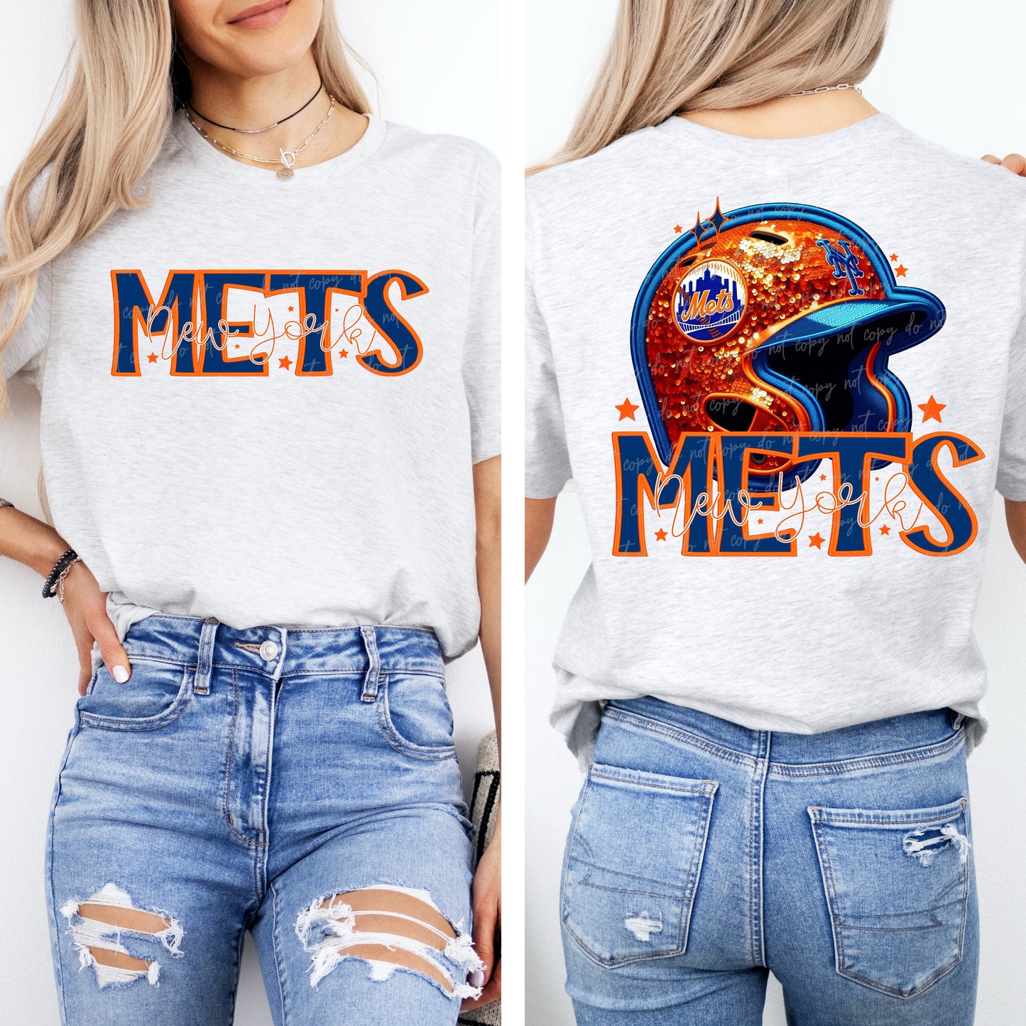 Faux Embroidery Sequins Baseball N M