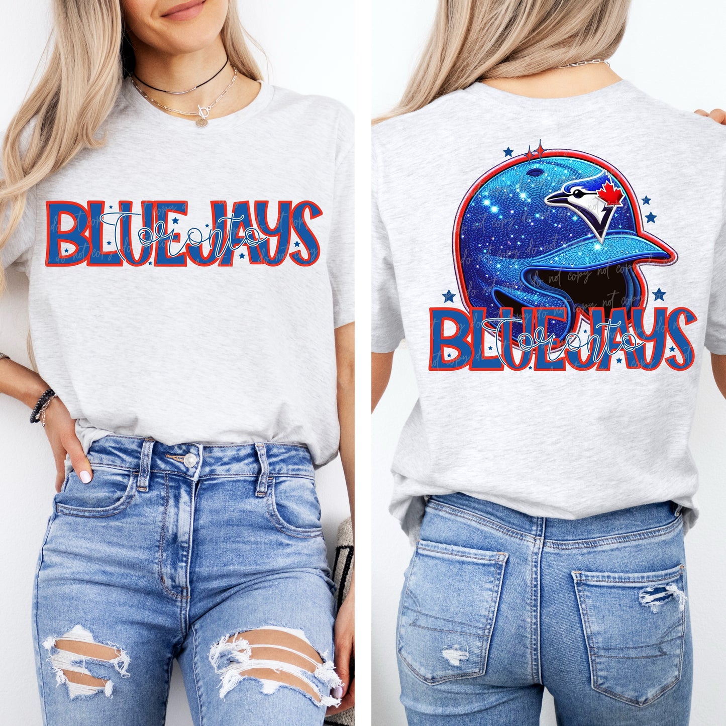 Faux Embroidery Sequins Baseball TJ