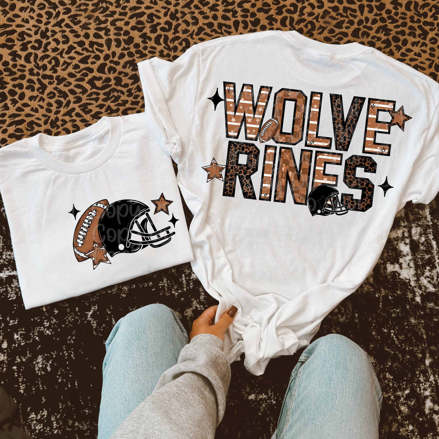 Wolverines Football W/ Pocket