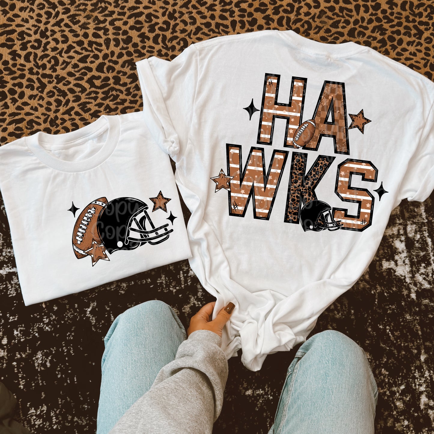 Hawks Football W/ Pocket