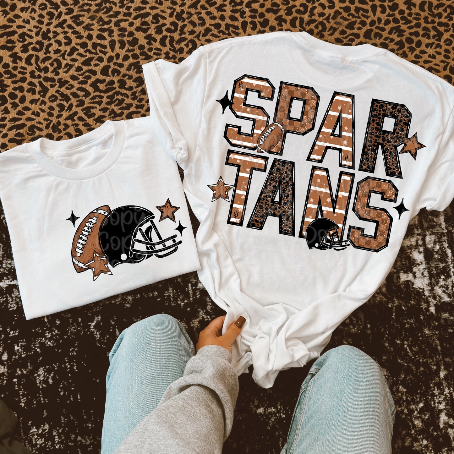 Spartans Football W/ Pocket