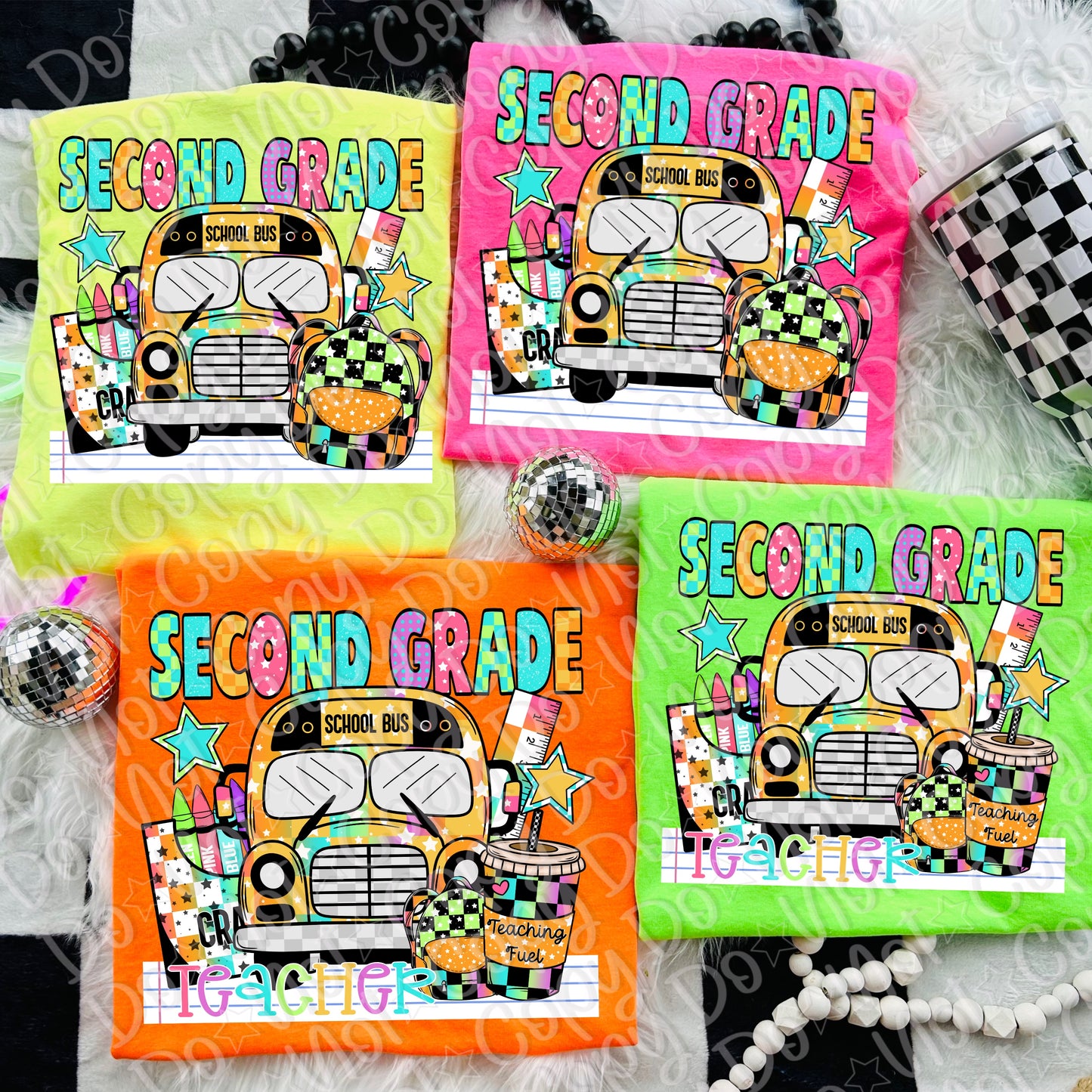 Neon Second Grade Level (Comes with both)