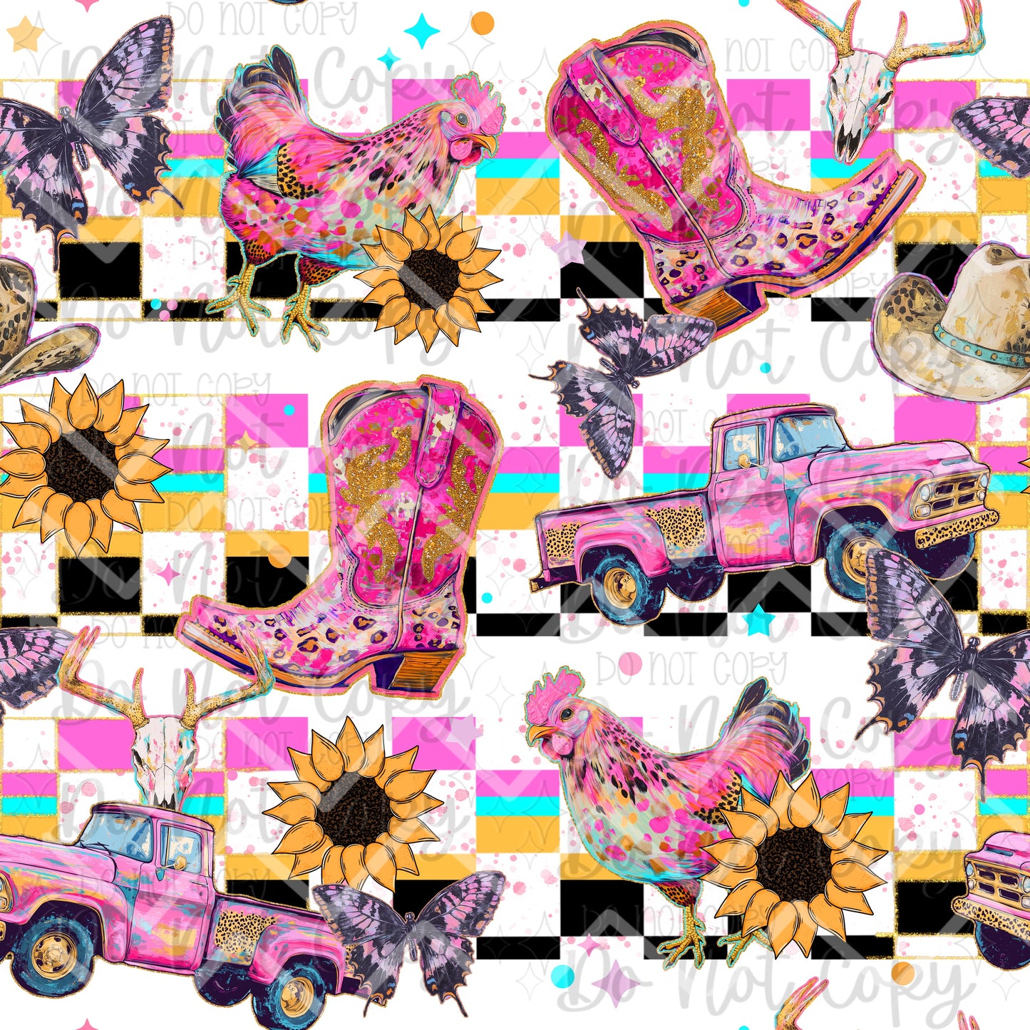 Western Glam Seamless