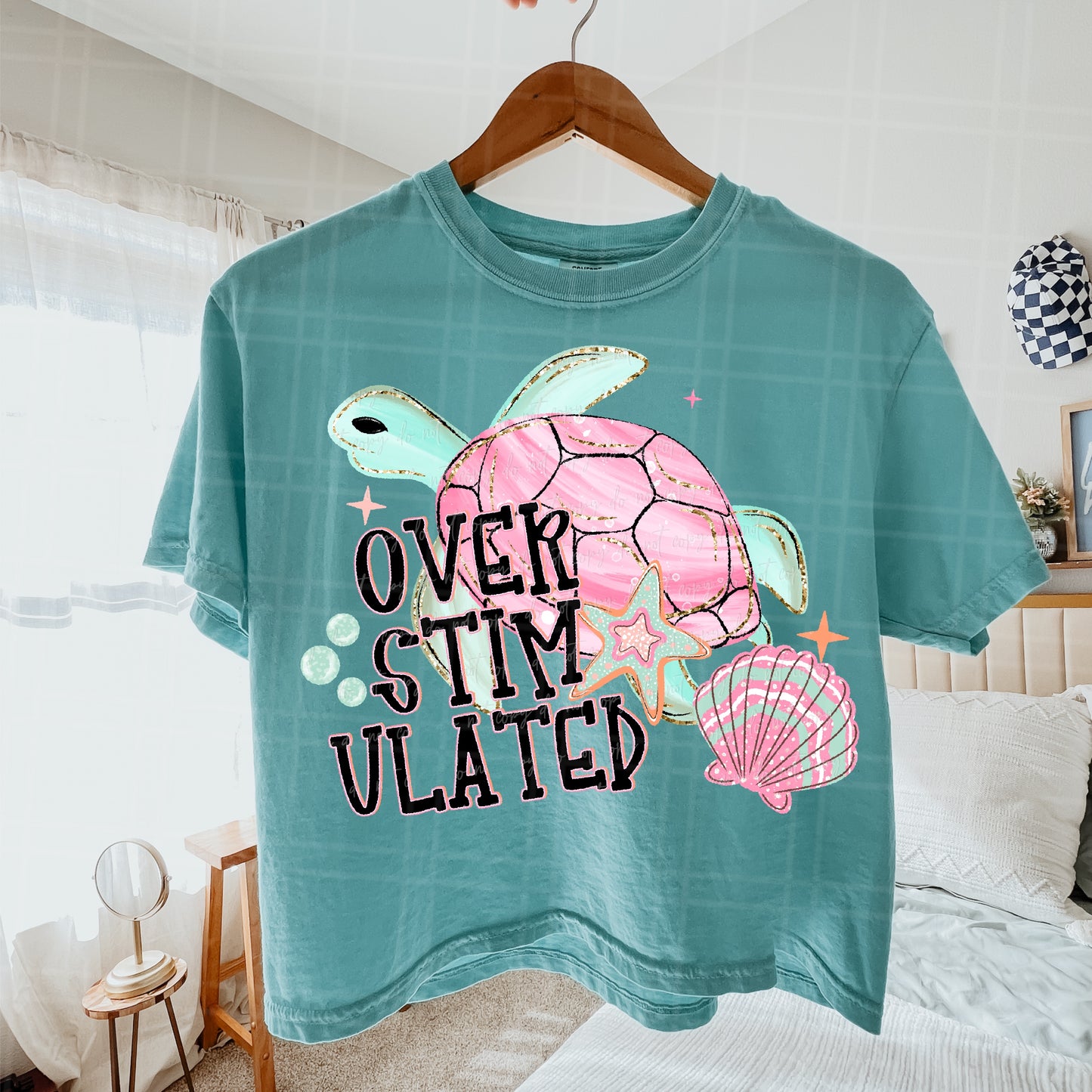 Overstimulated turtle