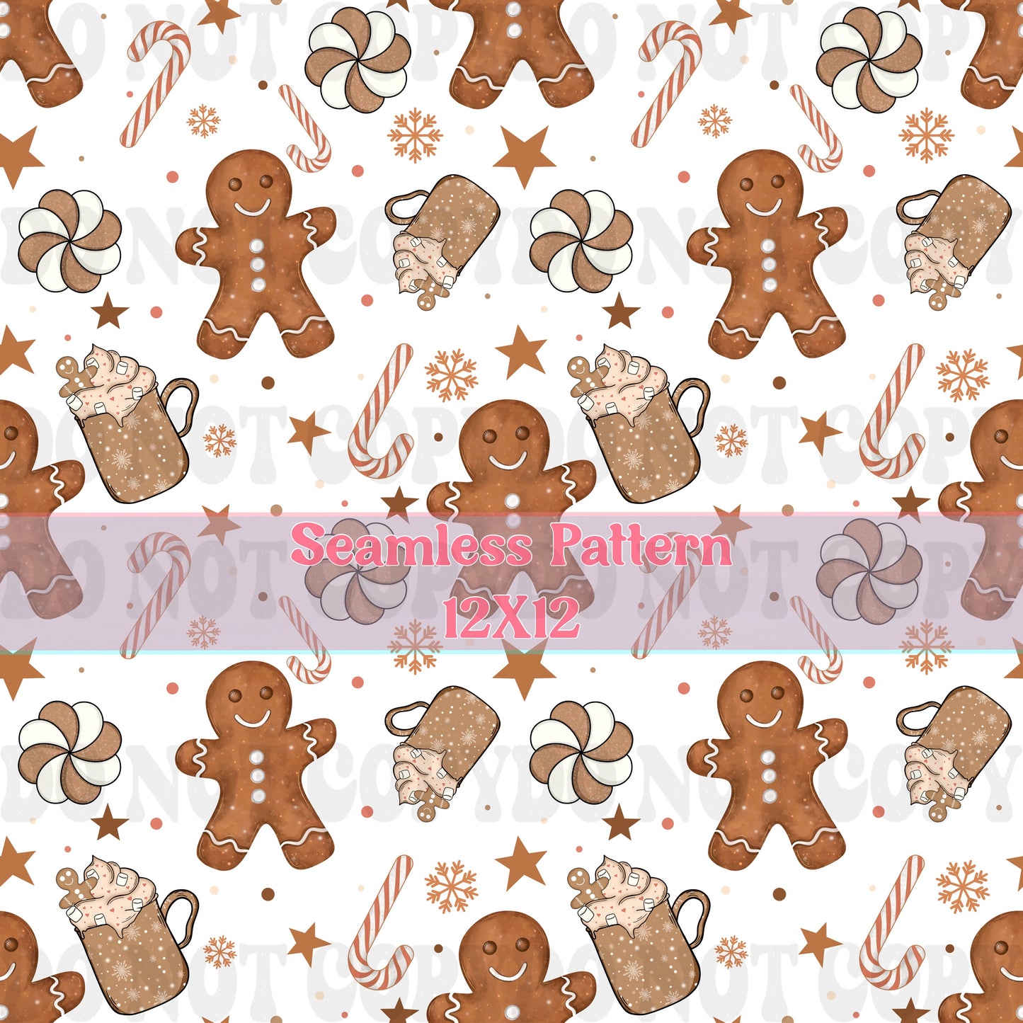 Catching Flavors Seamless Pattern