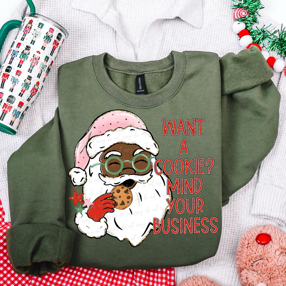 Want a cookie Santa