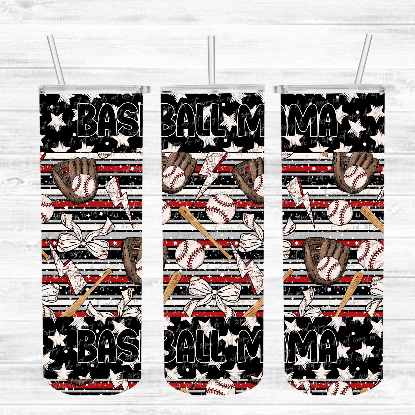 Baseball Mama 20 oz Tumbler