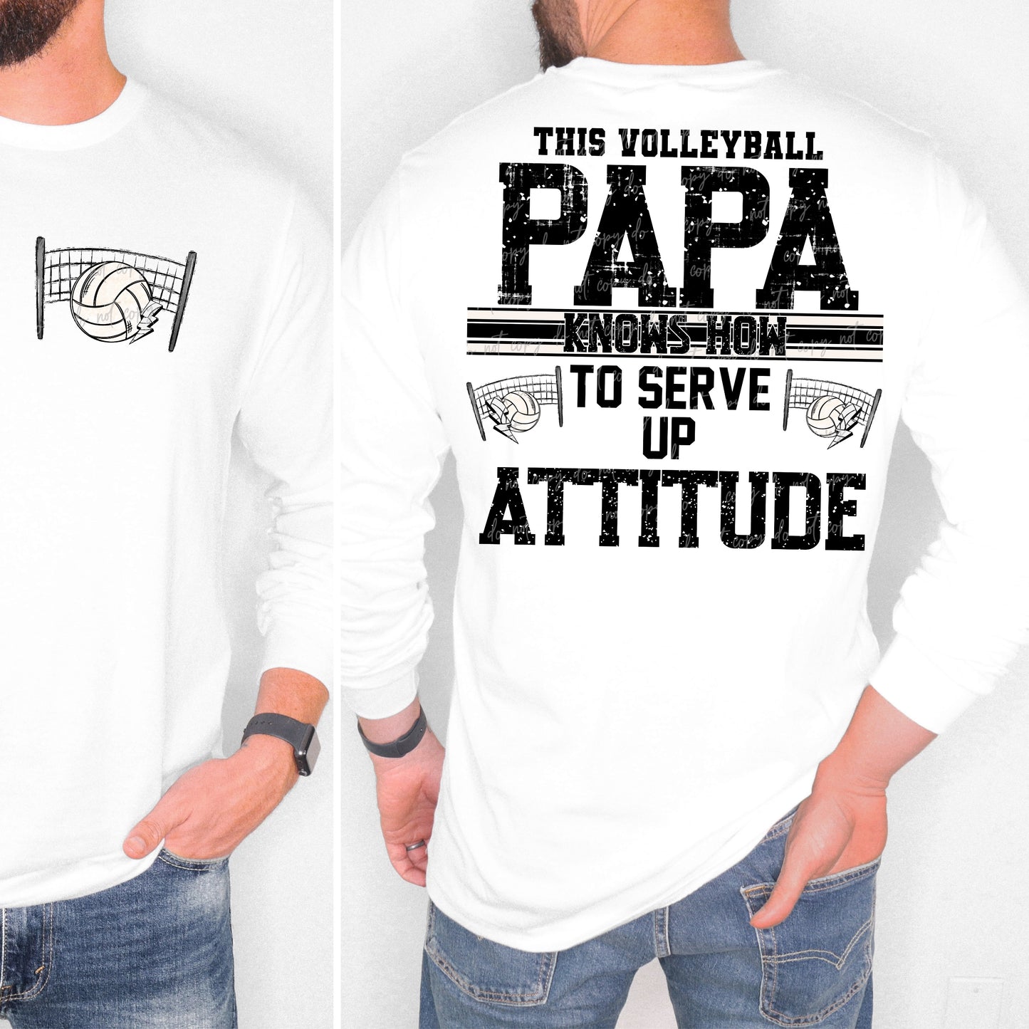 This Volleyball Papa Knows How To Serve Up Attitude