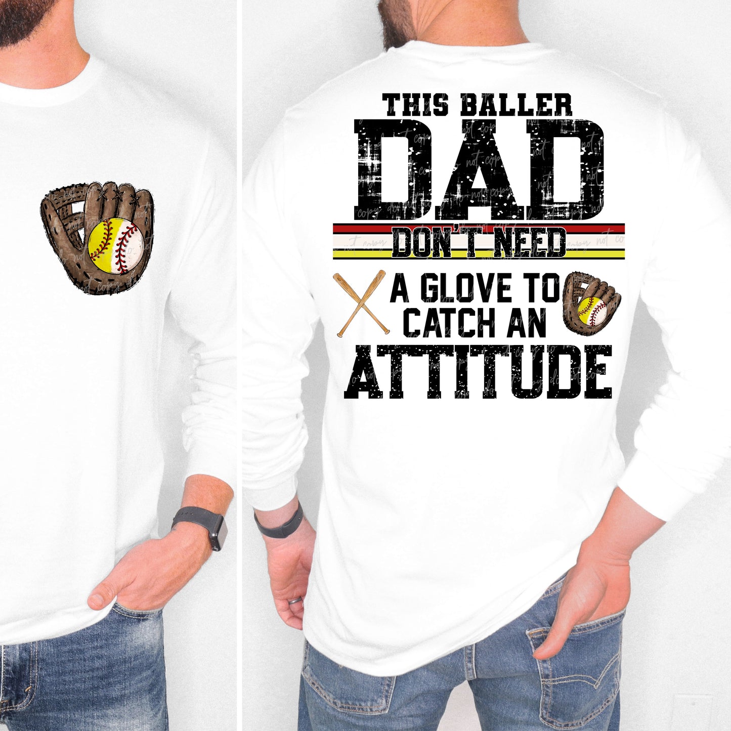 This Baller Dad don’t need a glove with pocket