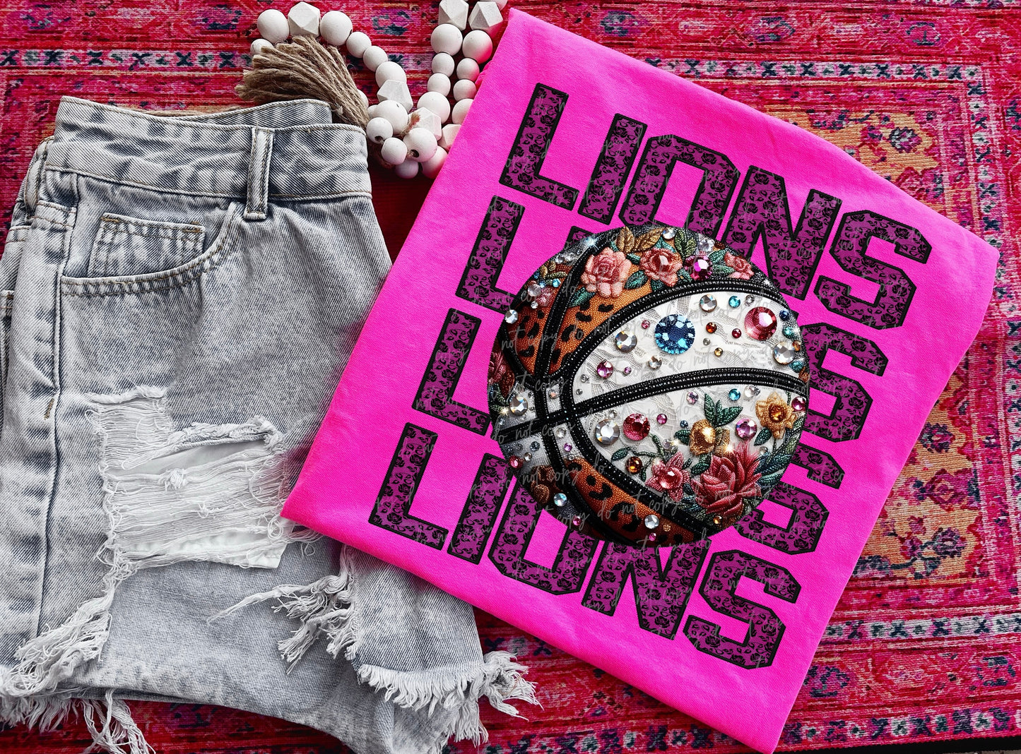 Lace basketball lions