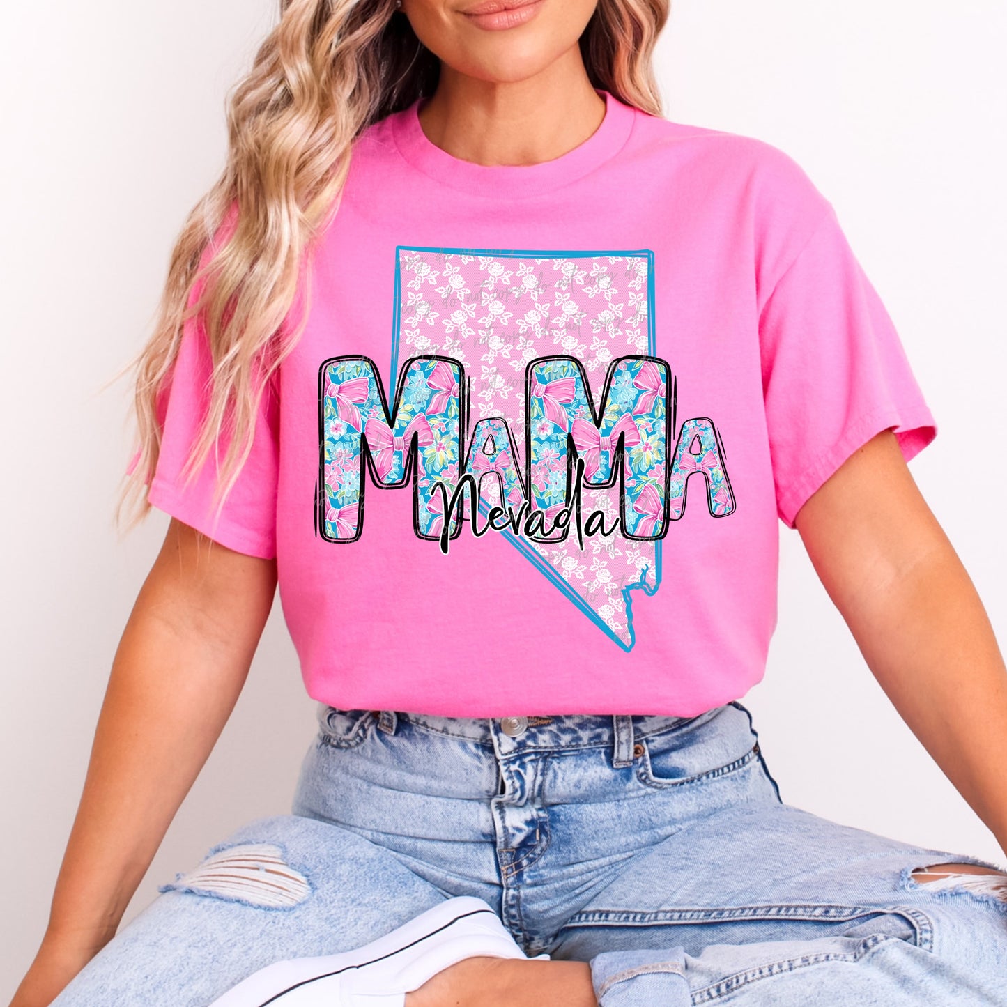 Preppy Floral State Mama Bundle