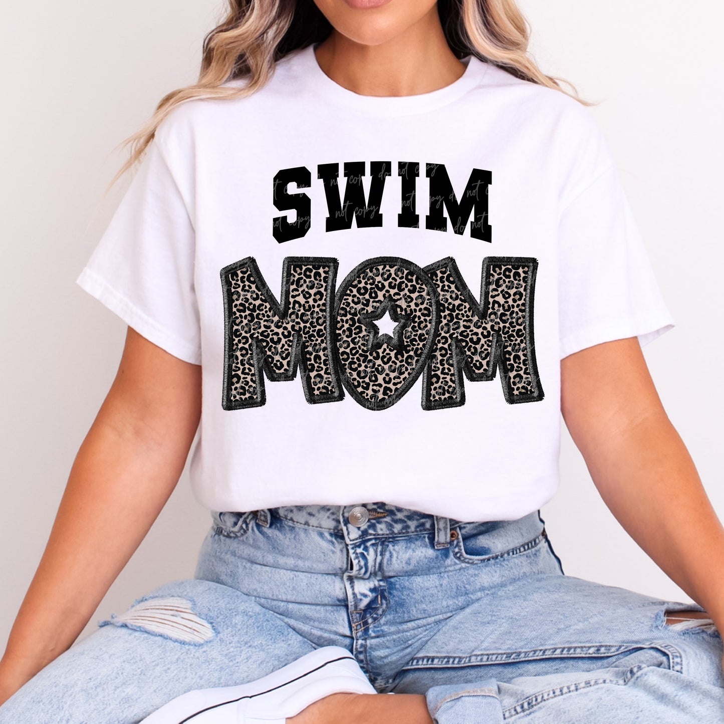 Leopard Swim Mom