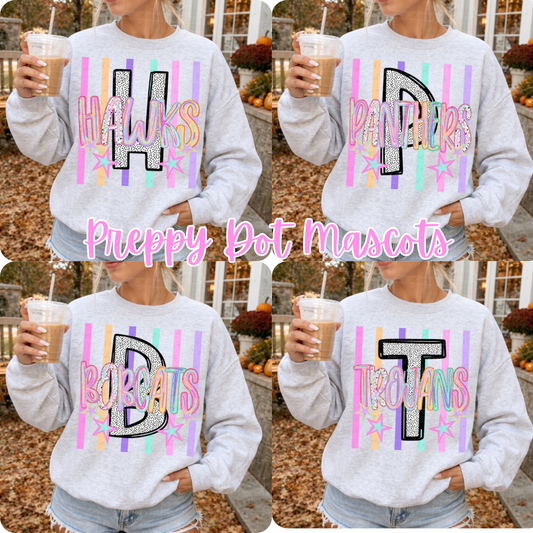 Preppy Dot Mascot Bundle
