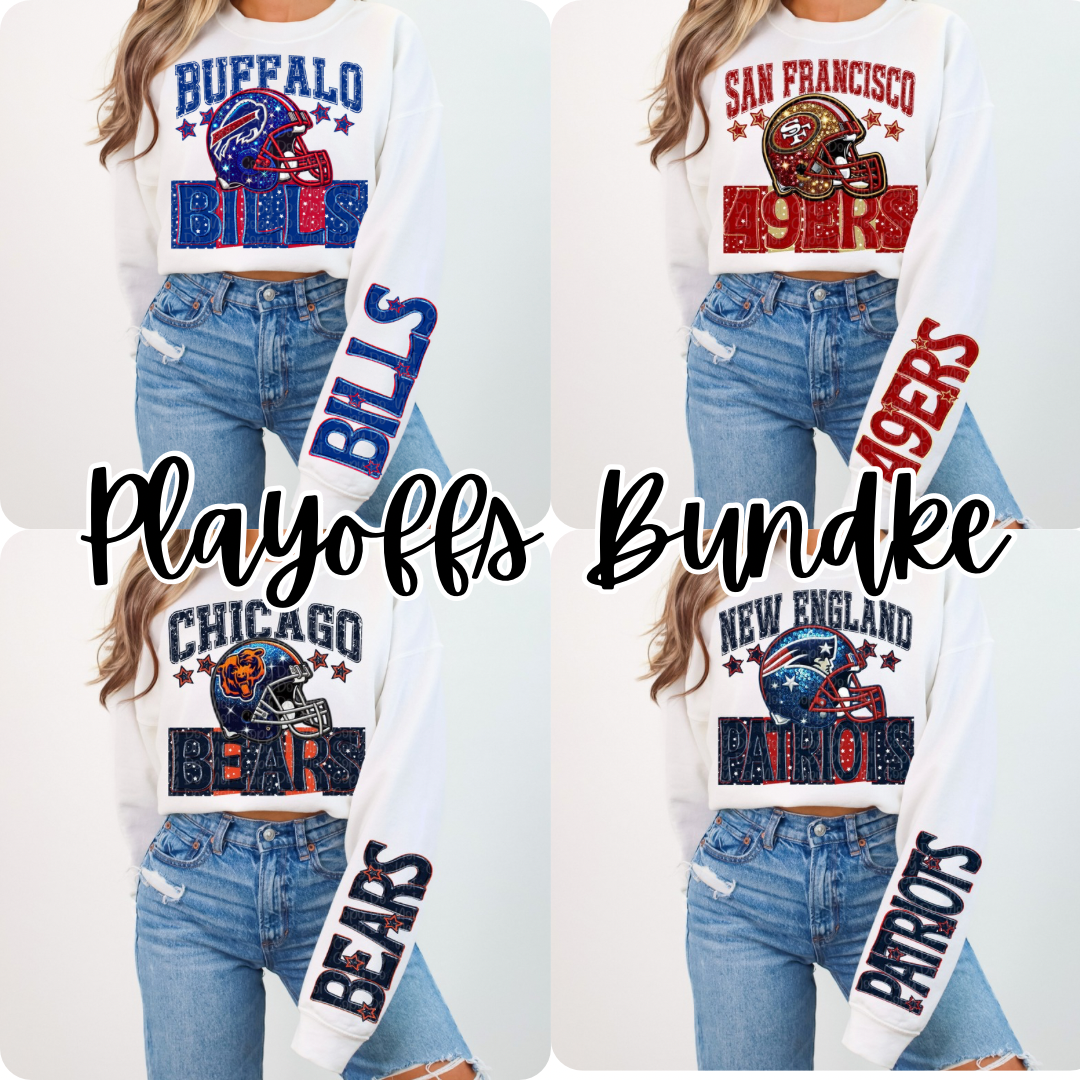 Faux Embroidery Playoff Bundle