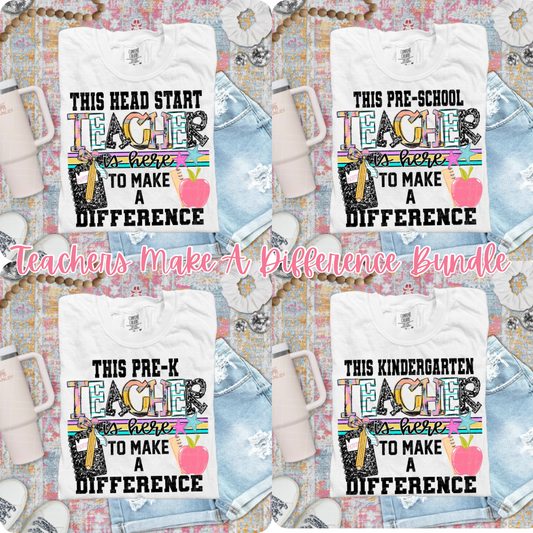 Teachers Make A Difference Bundle