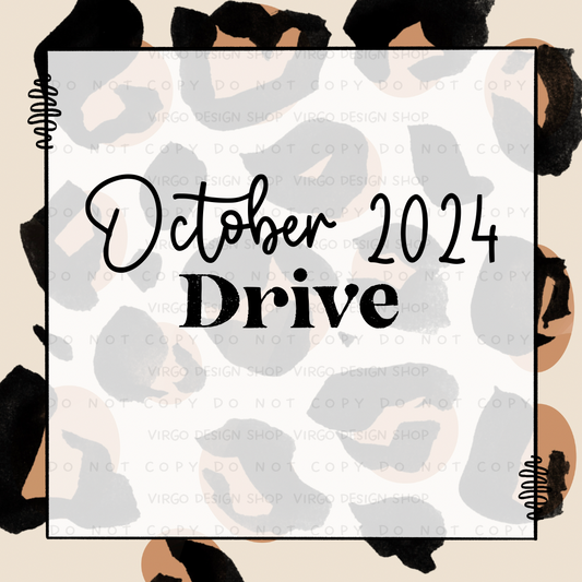 October 2024 Monthly Drive