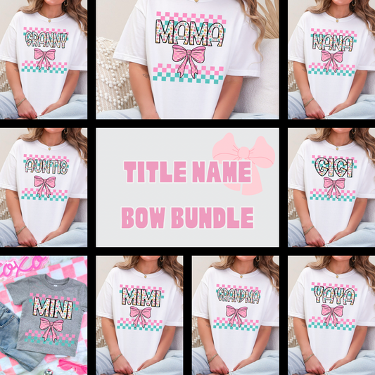 Mama and More Bow Bundle