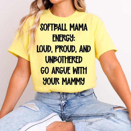Softball Mama energy