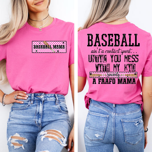 Baseball ain’t a contact sport with pocket