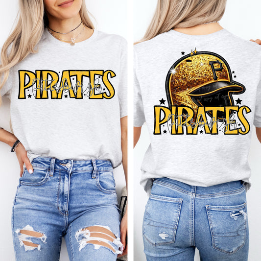 Faux Embroidery Sequins Baseball Pp