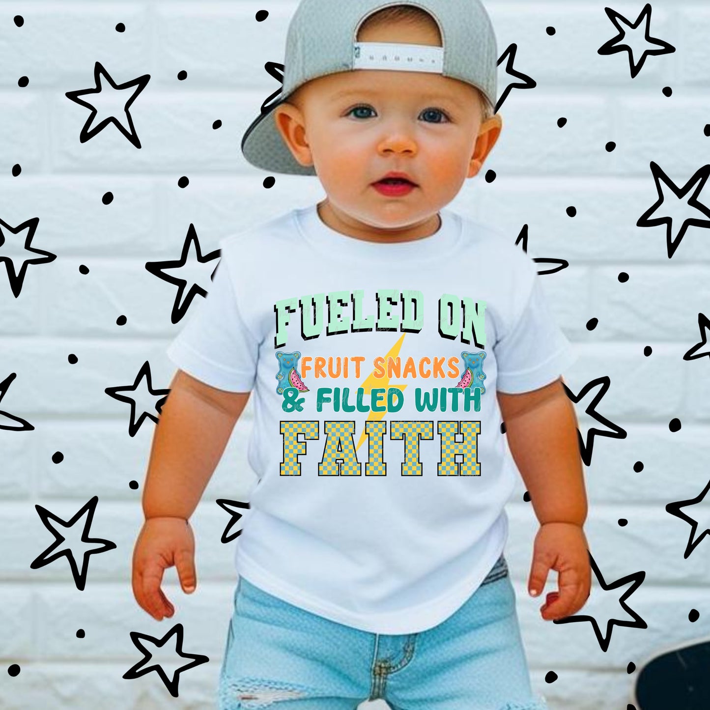 Semi+ Full Exclusive- Fueled on fruit snacks, and filled with faith (Boy & Girl Set)