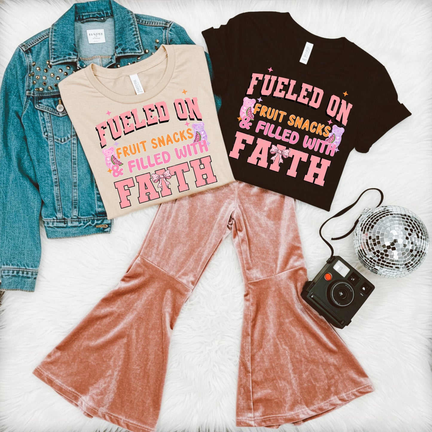 Semi+ Full Exclusive- Fueled on fruit snacks, and filled with faith (Boy & Girl Set)
