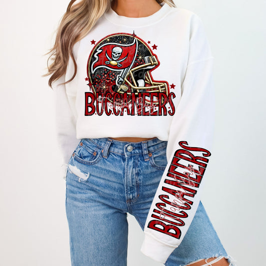 Faux Embroidery T B With Sleeves