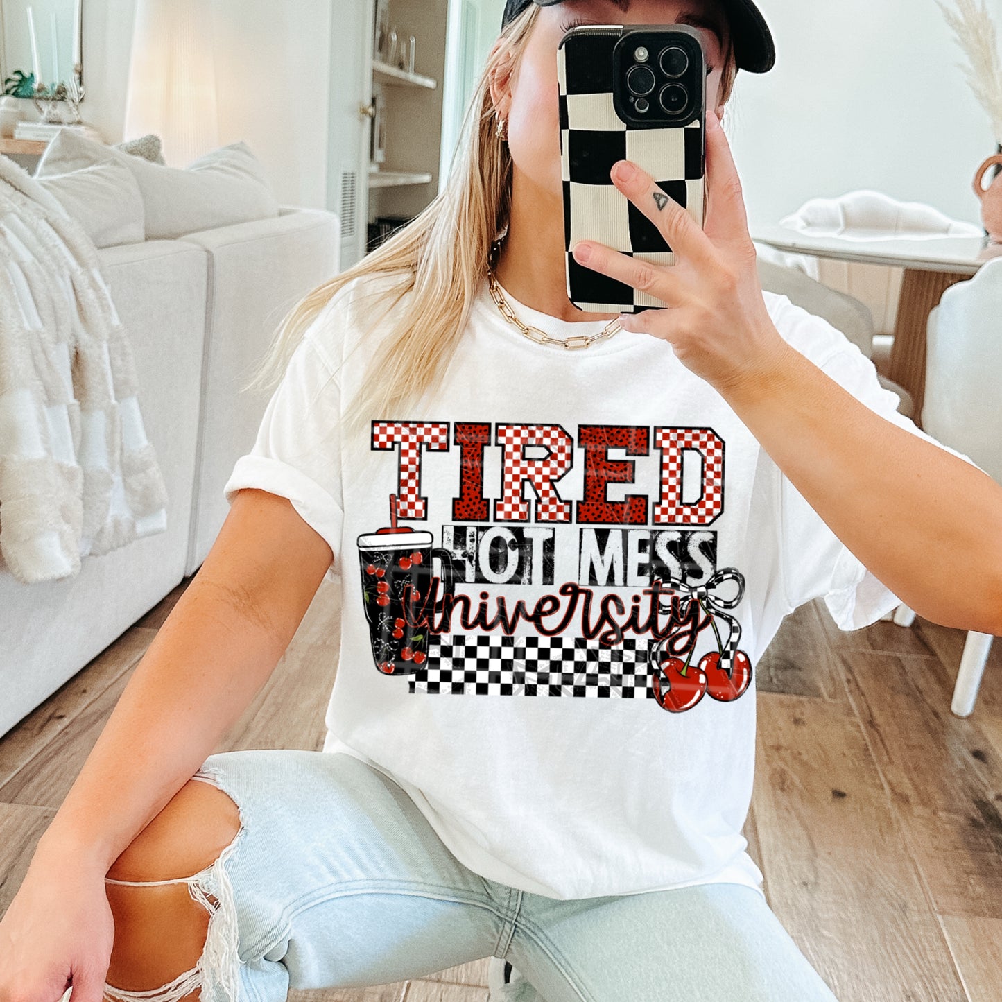 Tired hot mess university