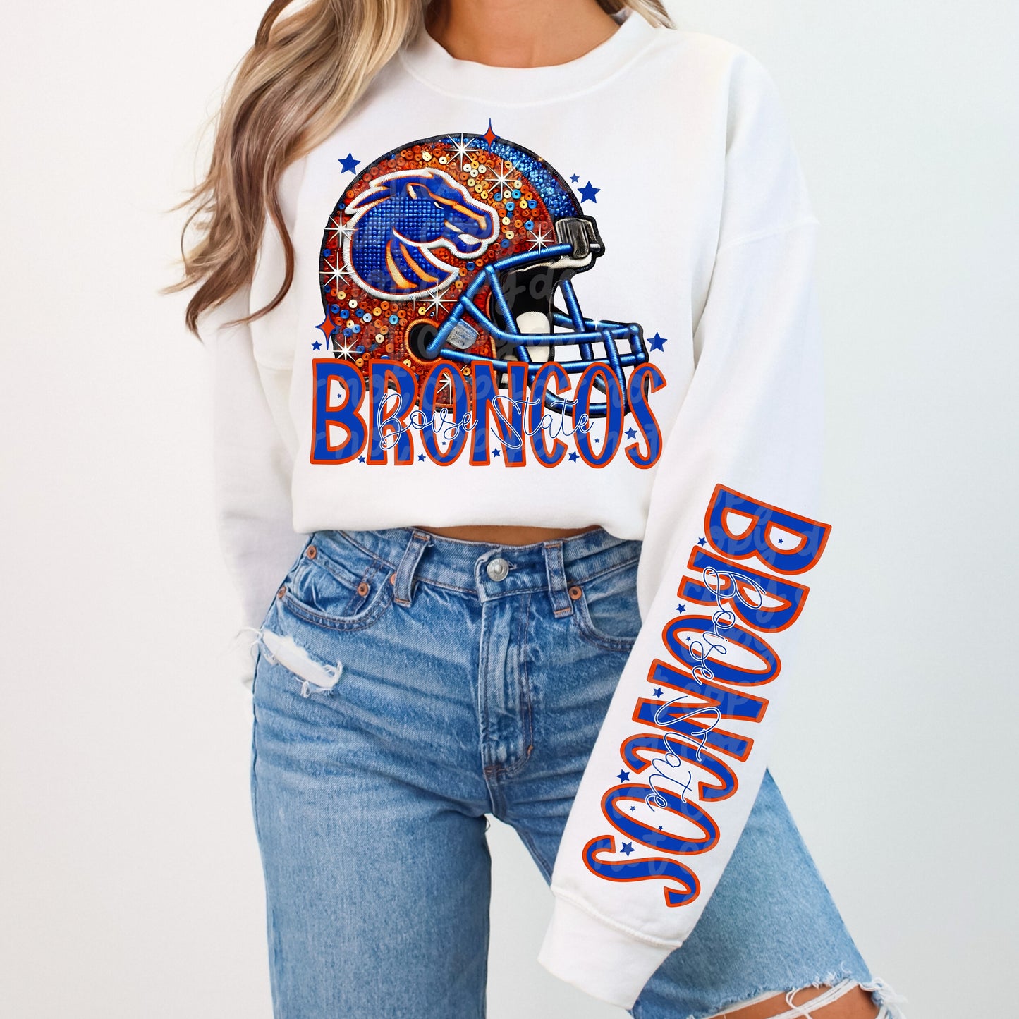 Faux Embroidery B B With Sleeves