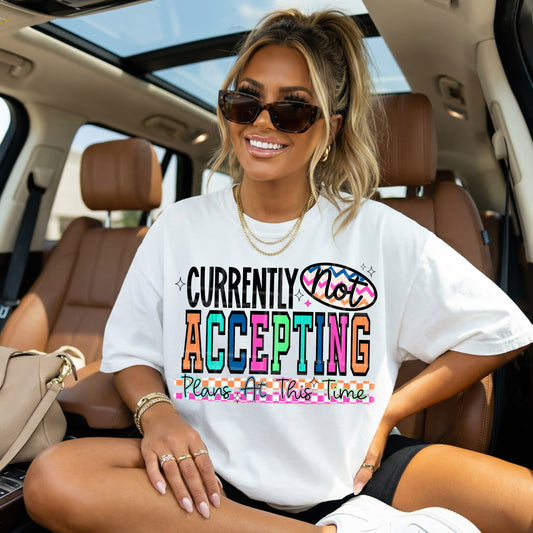 Currently Not Accepting Plans At This Time