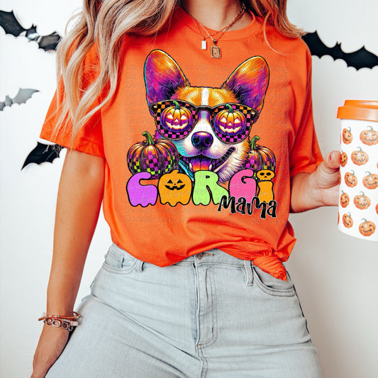 Halloween Corgi Mama