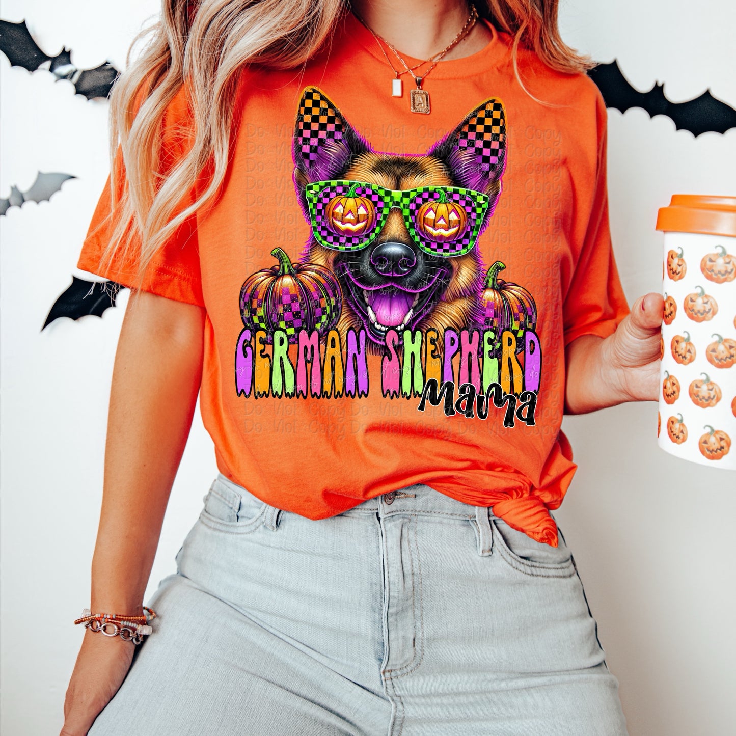 Halloween German Shepherd Mama