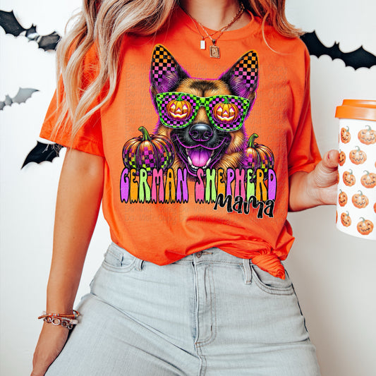 Halloween German Shepherd Mama