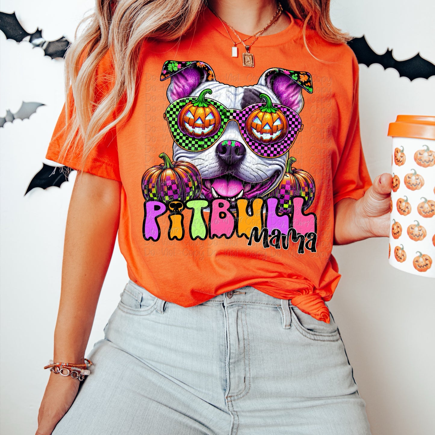 Halloween Pitbull Mama