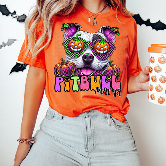 Halloween Pitbull Mama
