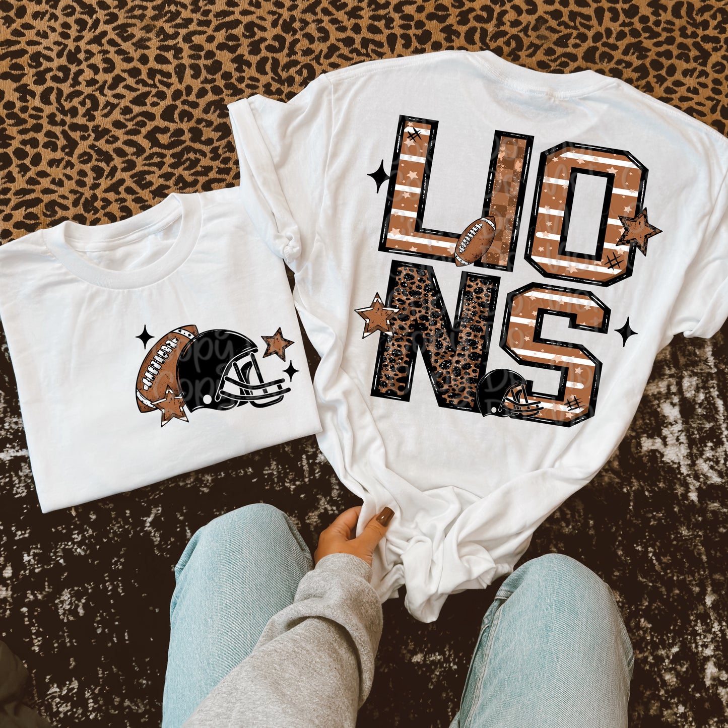 Lions Football W/ Pocket