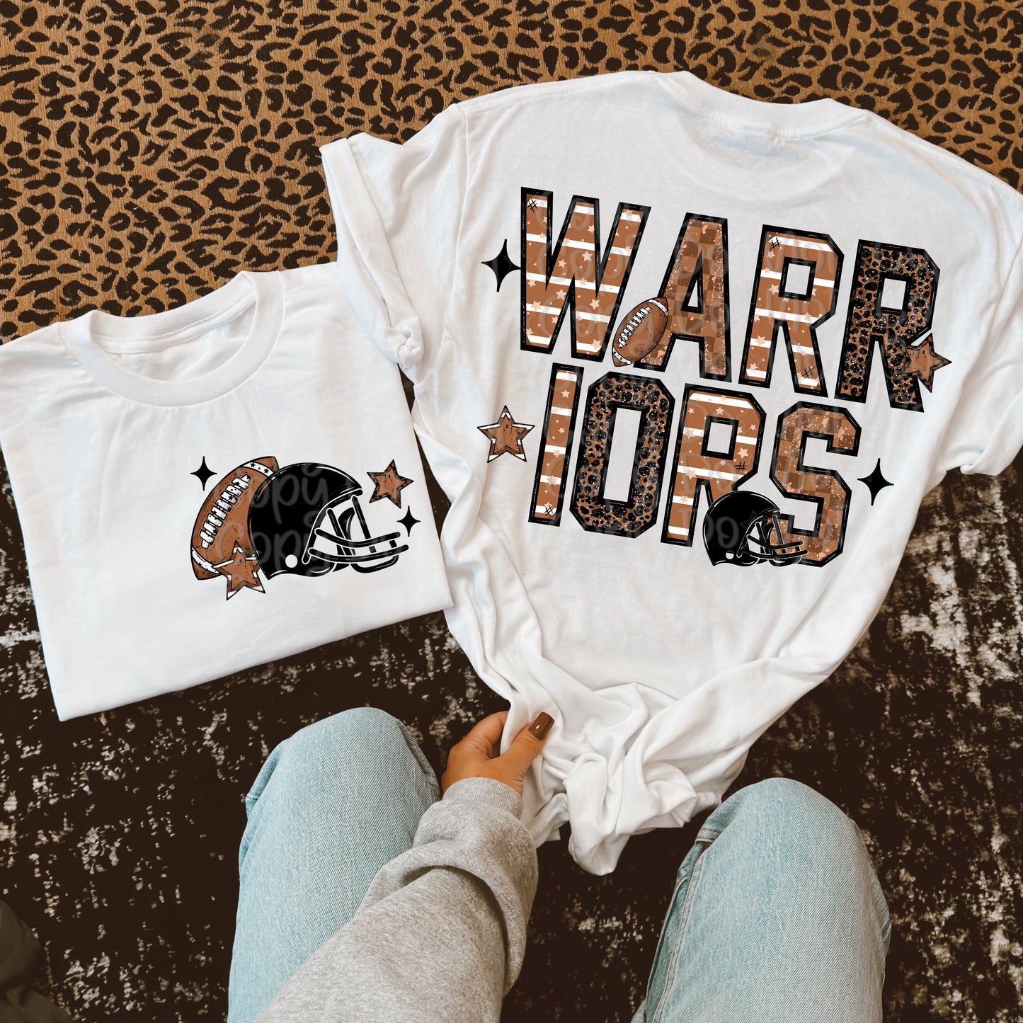 Warriors Football W/ Pocket