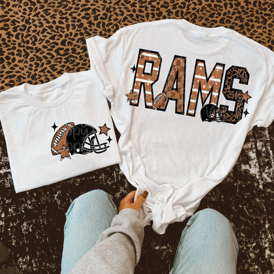 Rams Football W/ Pocket