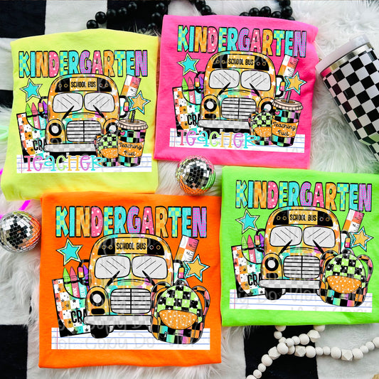 Neon Kindergarten Grade Level