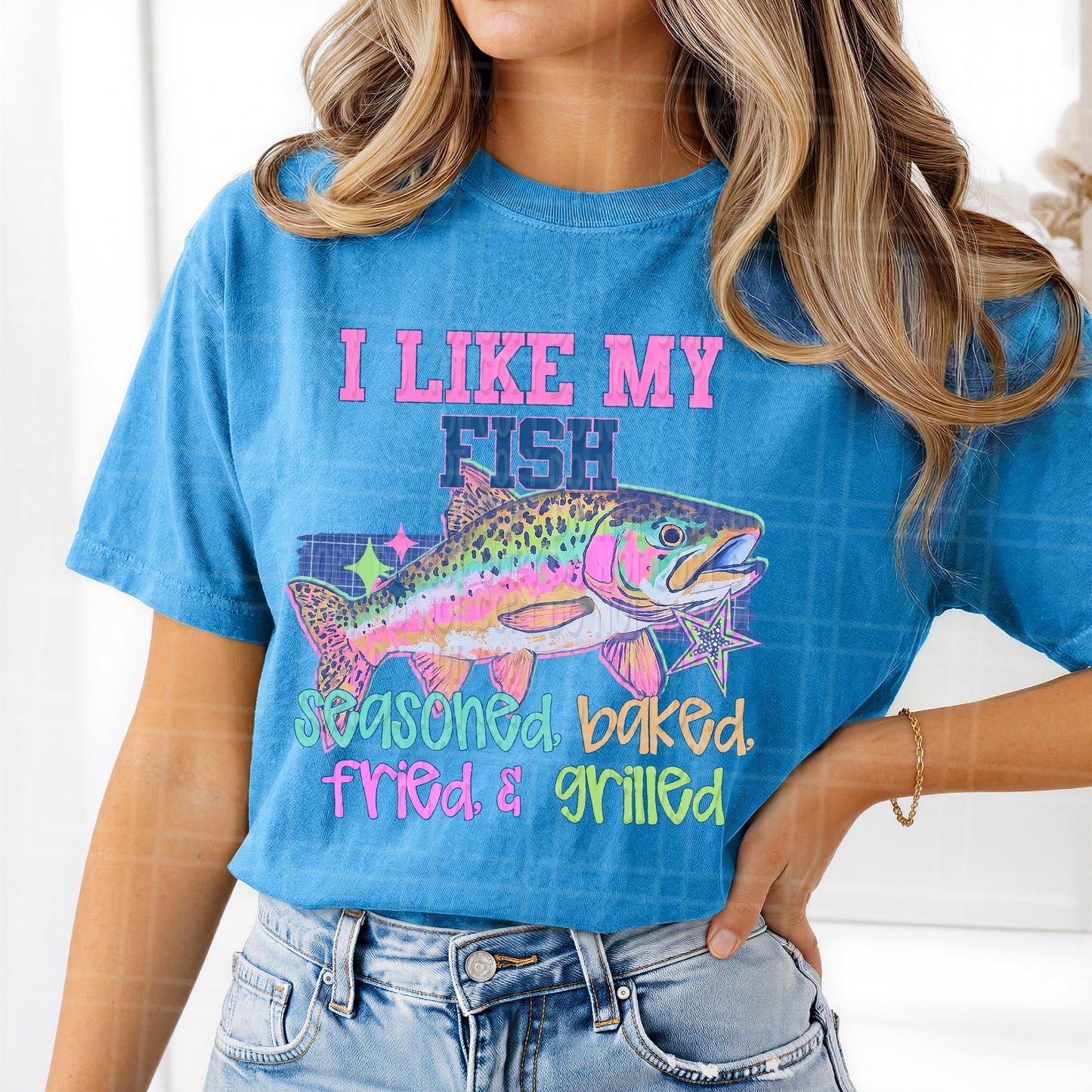 I like my fish seasoned baked fried and grilled