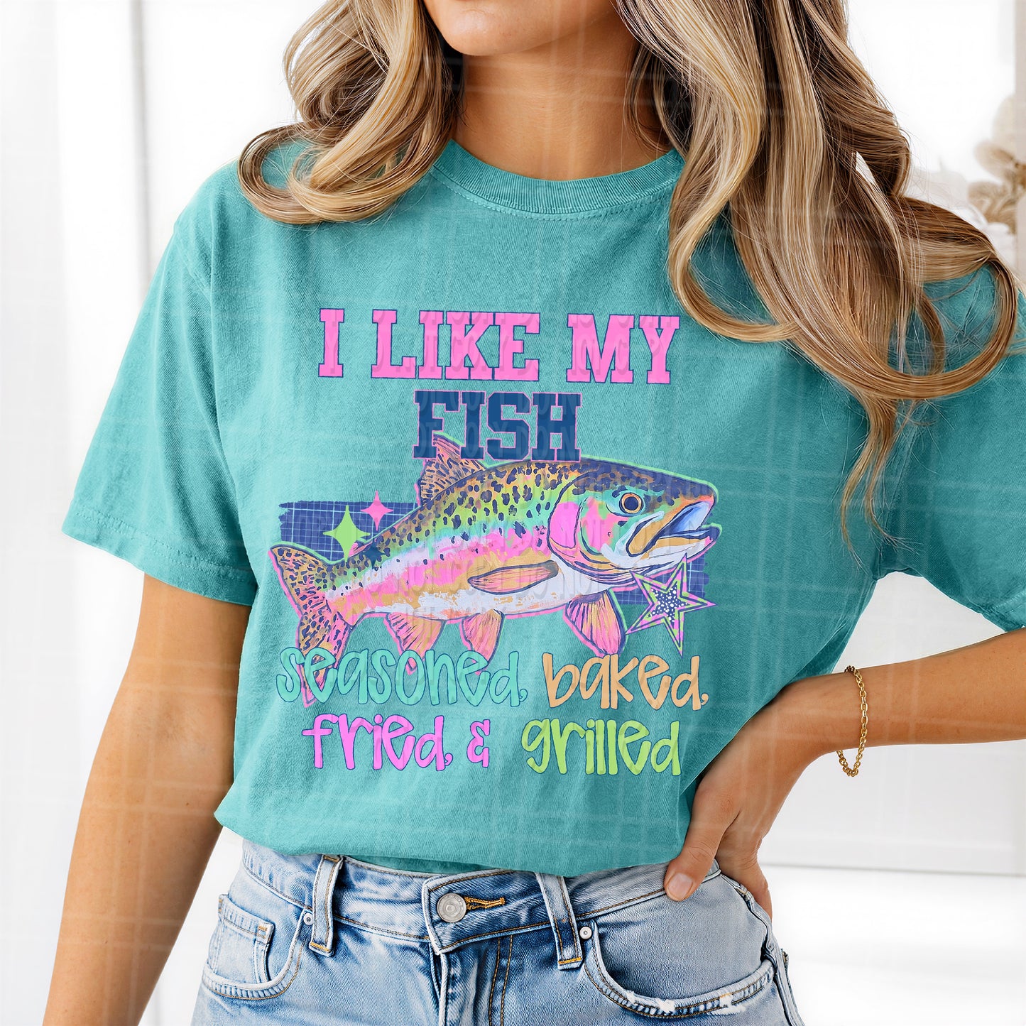 I like my fish seasoned baked fried and grilled