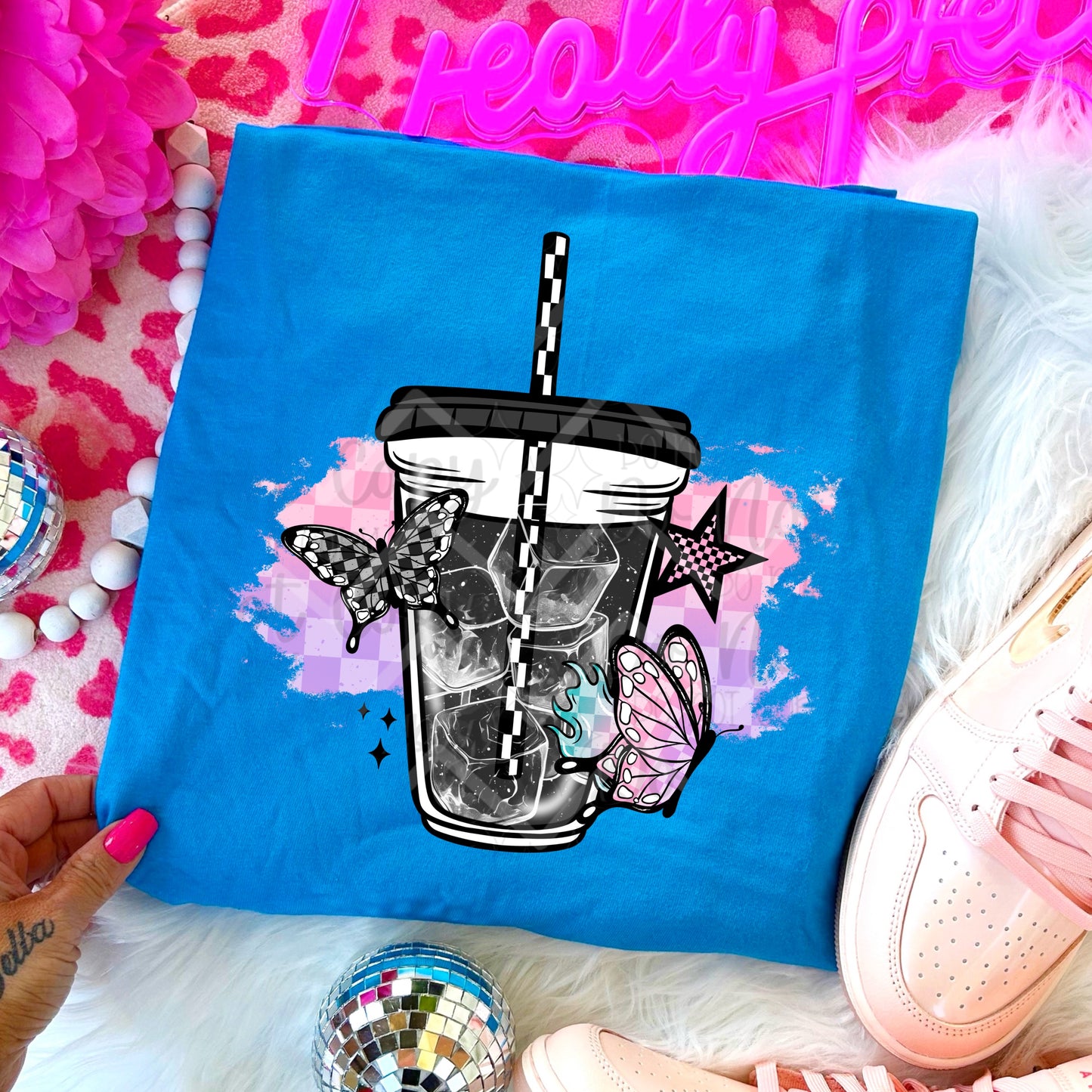 Neon summer drink