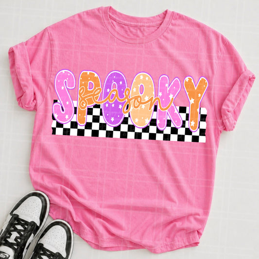 Spooky season checkered
