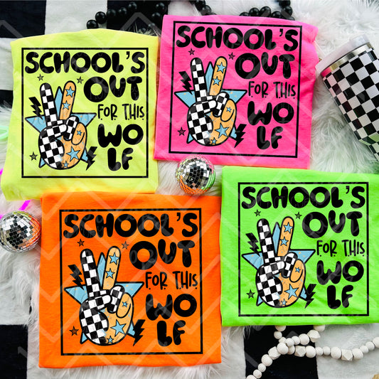 Schools out Wolf