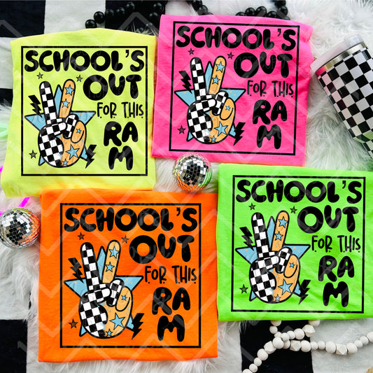 Schools out Ram