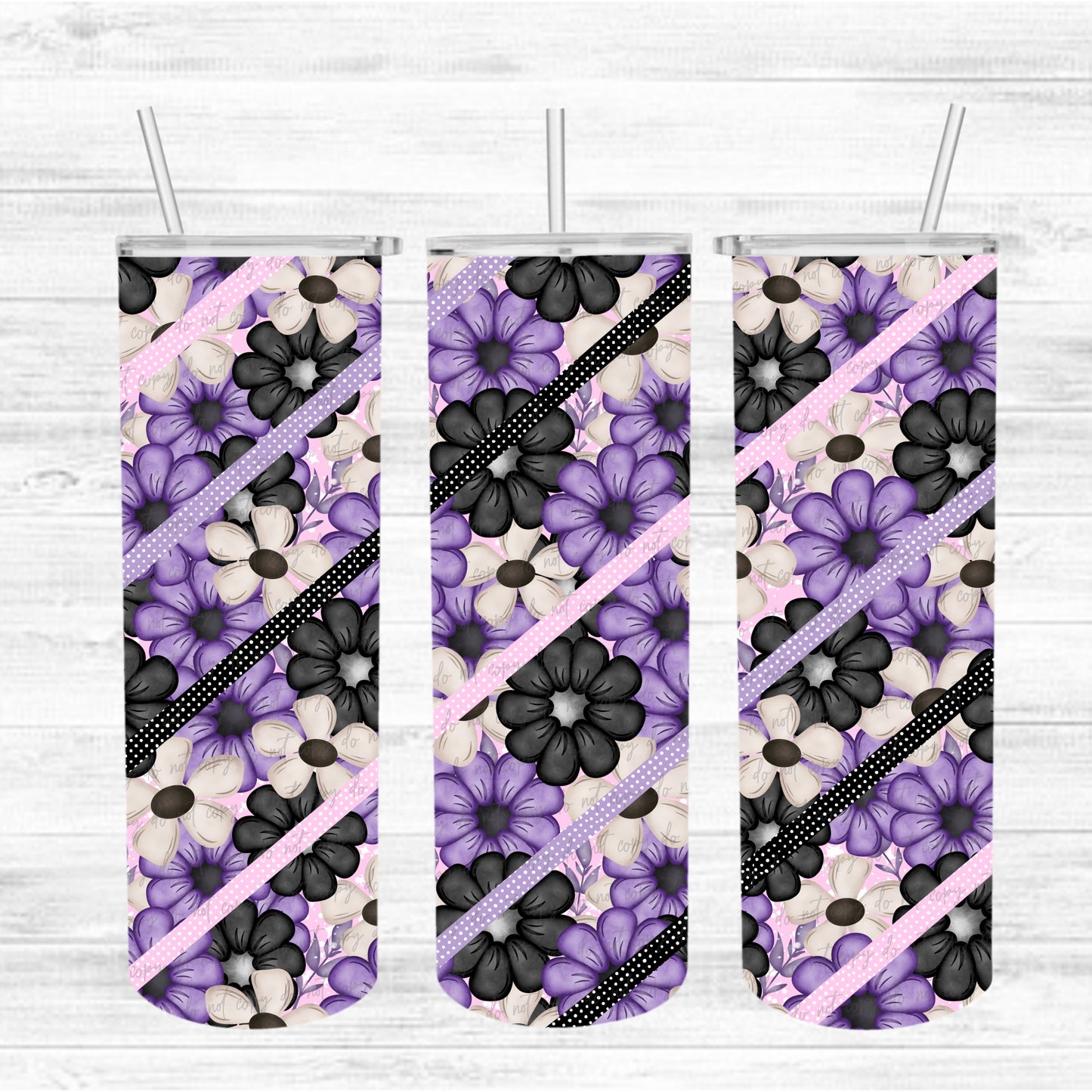 Floral 20 oz Tumbler Wrap