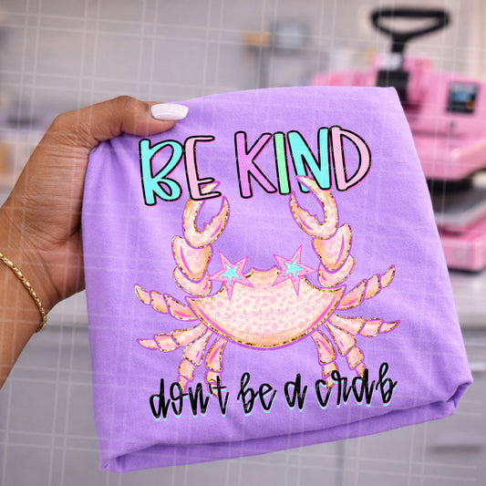 Be kind don’t be a crab