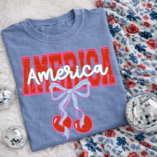 America cherry bow