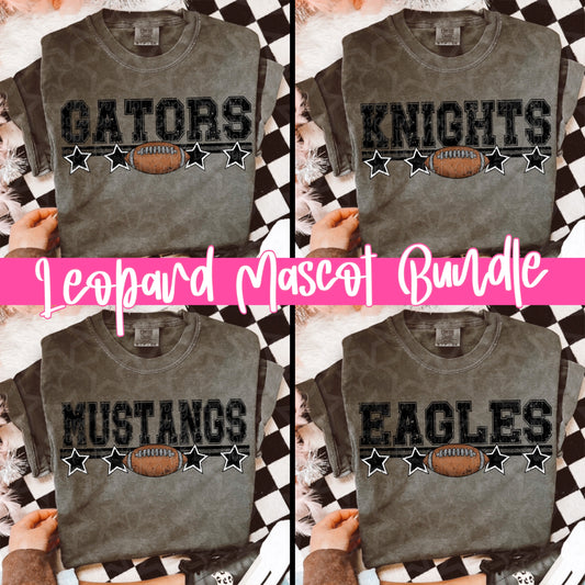 Leopard Mascot Football Bundle