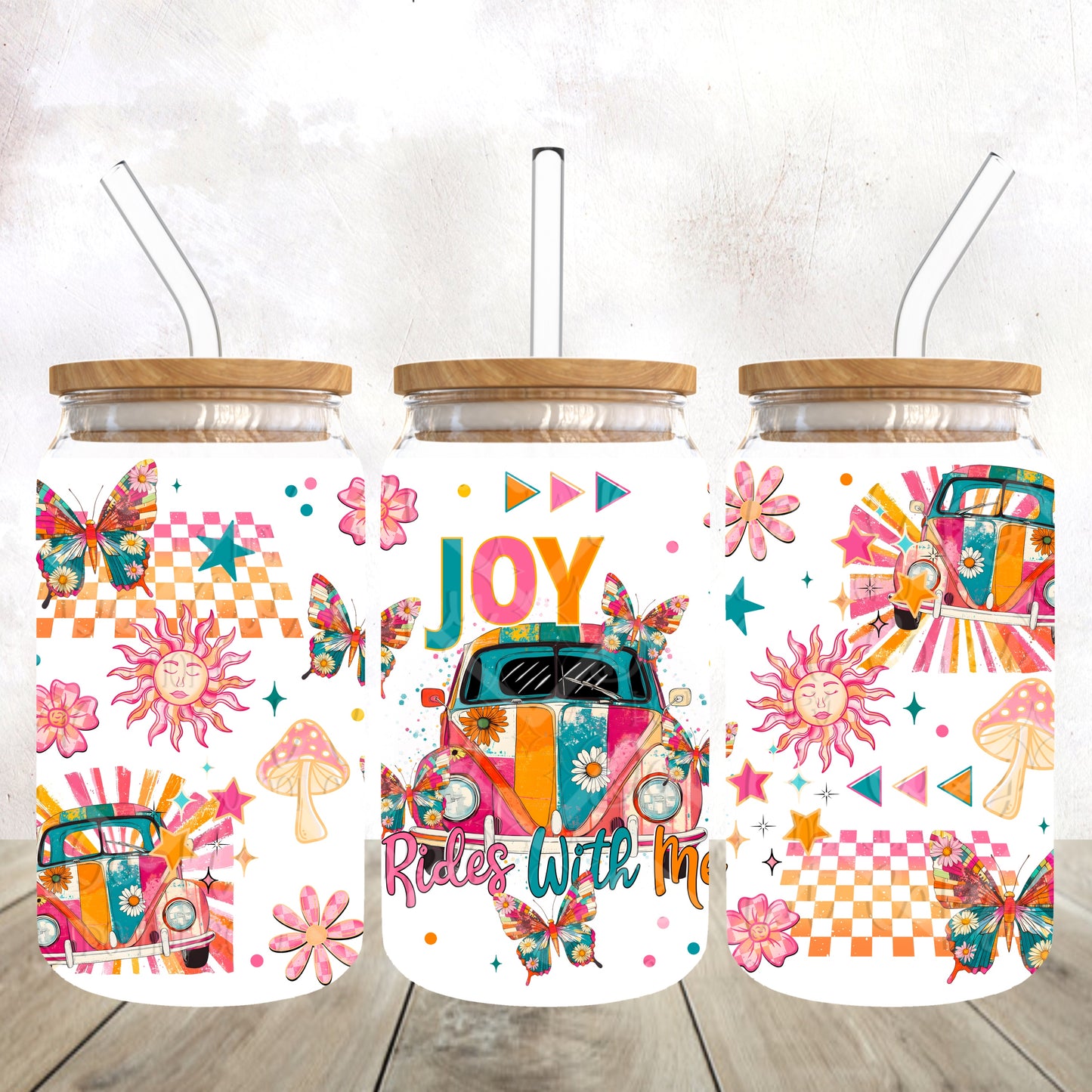 Joy rides with me 16 oz Wrap